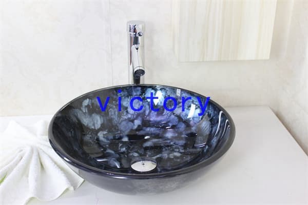 bathroom basin_glass sink_wash basin vessel sink 555
